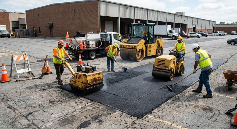 Asphalt Parking Lot Repair in Hilton Head Island, SC